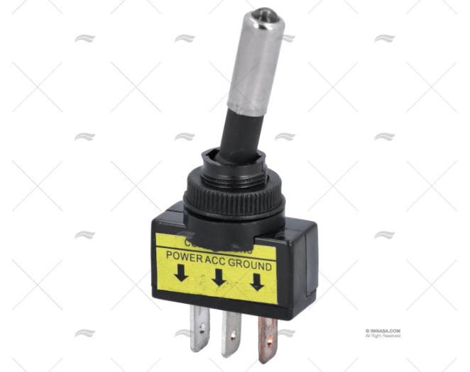 Int. ON-OFF 20A/12V/3PIN Luce bianca