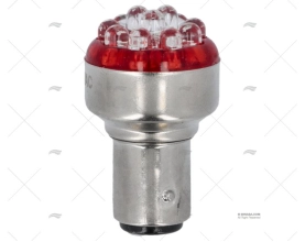 LAMPE BA15D+- LED 12 0.7W ROUGE