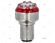 LED LAMP BAY15D+- 12V 0.7W RED