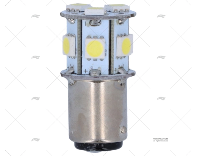 BOMBILLA BA15D  12V  0.7W LED 35x15x20mm