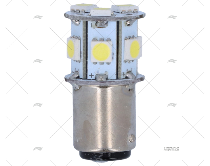 BOMBILLA BA15D  12V  0.7W LED 35x15x20mm