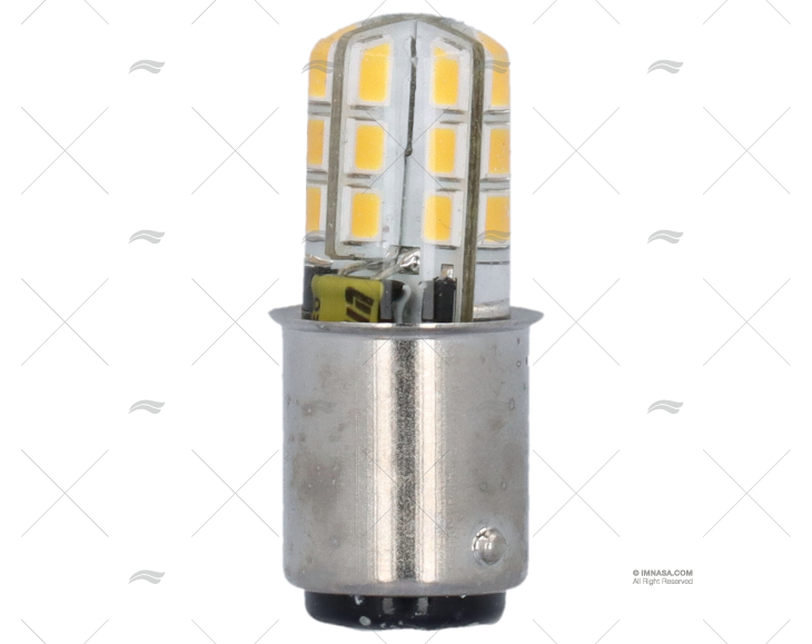 BOMBILLA BA15D  12V  2W LED 38.6x15.2mm