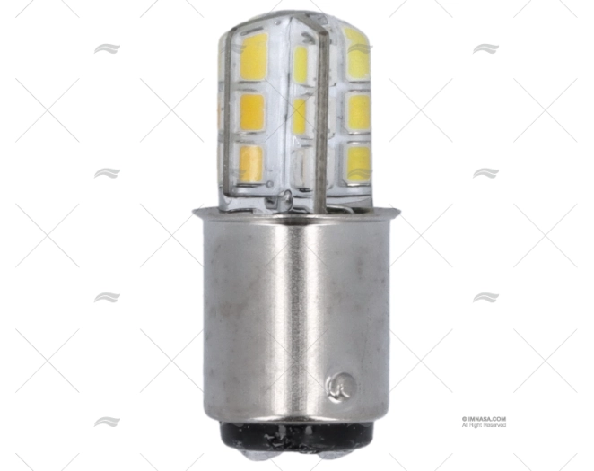 BOMBILLA BA15D  12V  2W LED 38.6x15.2mm