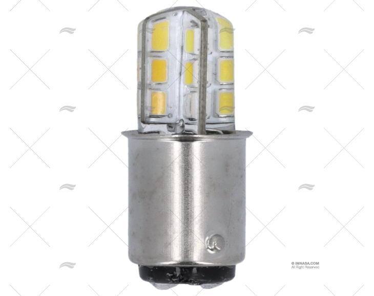 BOMBILLA BA15D  12V  2W LED 38.6x15.2mm