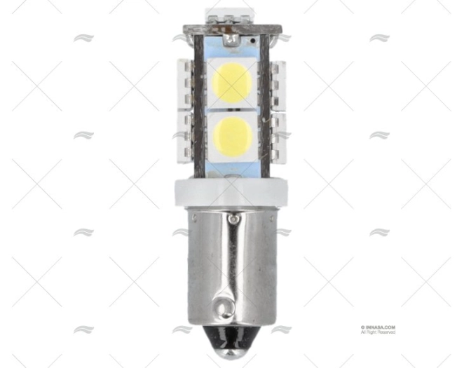 LÂMPADA BA9S  12V  1.2W LED 34.6x 9.2mm