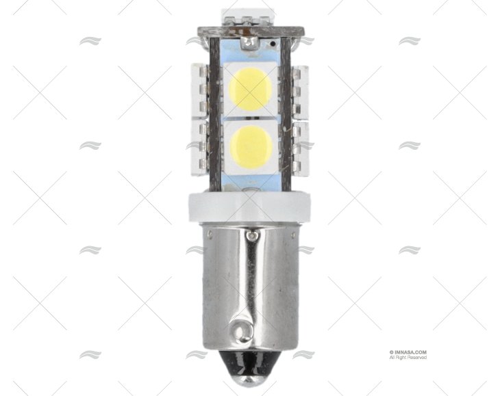 LAMPADINA BA9S  12V  1.2W LED 34.6x 9.2mm
