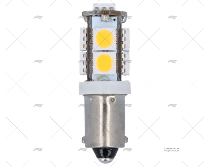 LAMPARA BA9S  12V LED 1.2W 34.6x 9.2mm