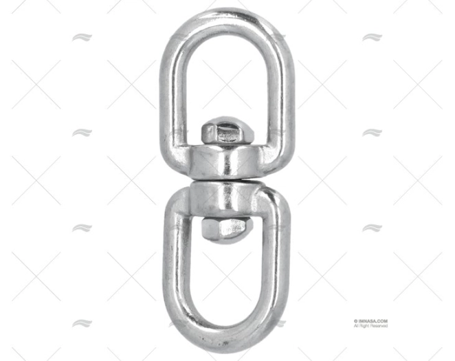 GIRATÓRIO ARGOLA-ARGOLA INOX SS 316 5mm