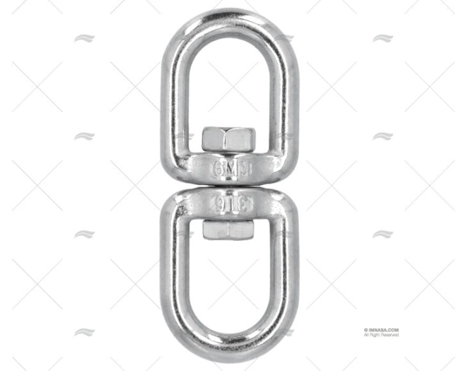 GIRATÓRIO INOX 6mm AISI-316