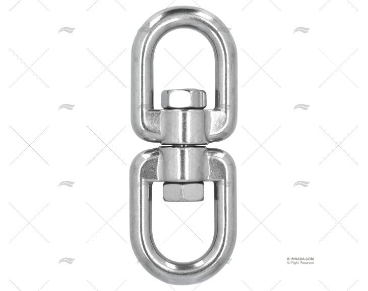 GIRATÓRIO ARGOLA-ARGOLA INOX SS 316 13mm