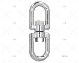 GIRATÓRIO ARGOLA-ARGOLA INOX SS 316 22mm