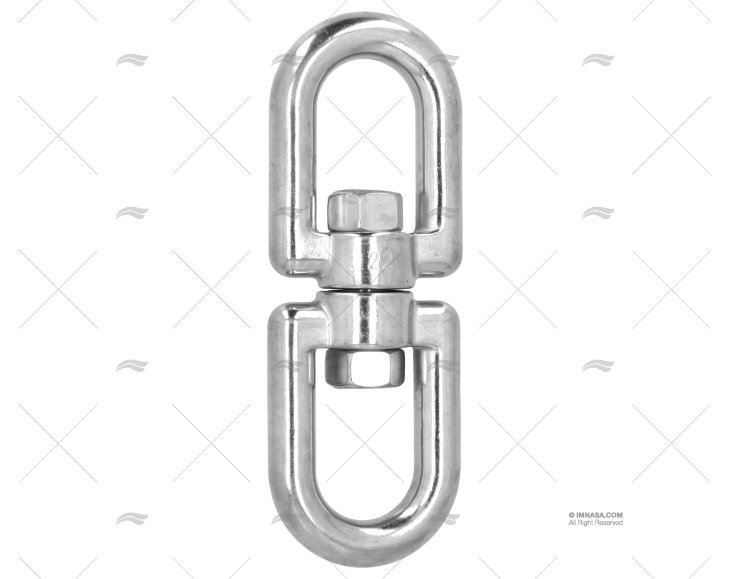 GIRATÓRIO ARGOLA-ARGOLA INOX SS 316 22mm