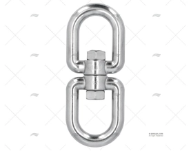 GIRATÓRIO ARGOLA-ARGOLA INOX AISI 316 25mm