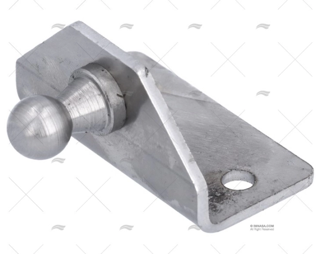 SUPORTE 'L' 45x24x24 C/BOLA INOX 10mm
