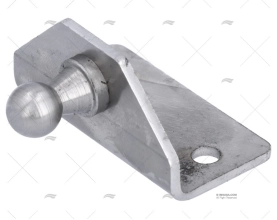 SUPPORTO 'L' 45x24x24 C/PALLA INOX 10mm