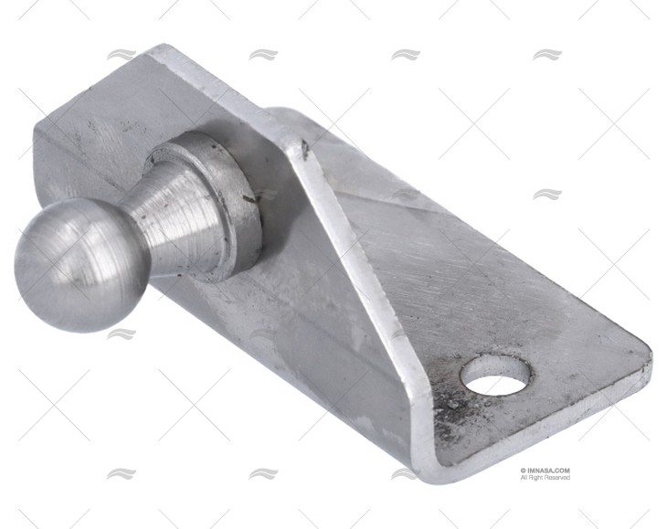 SUPORTE 'L' 45x24x24 C/BOLA INOX 10mm
