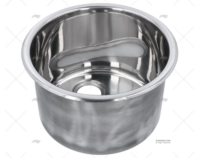 EVIER CYLINDRIQUE INOX SS 304 183mm