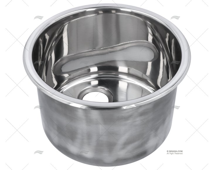 EVIER CYLINDRIQUE INOX SS 304 183mm