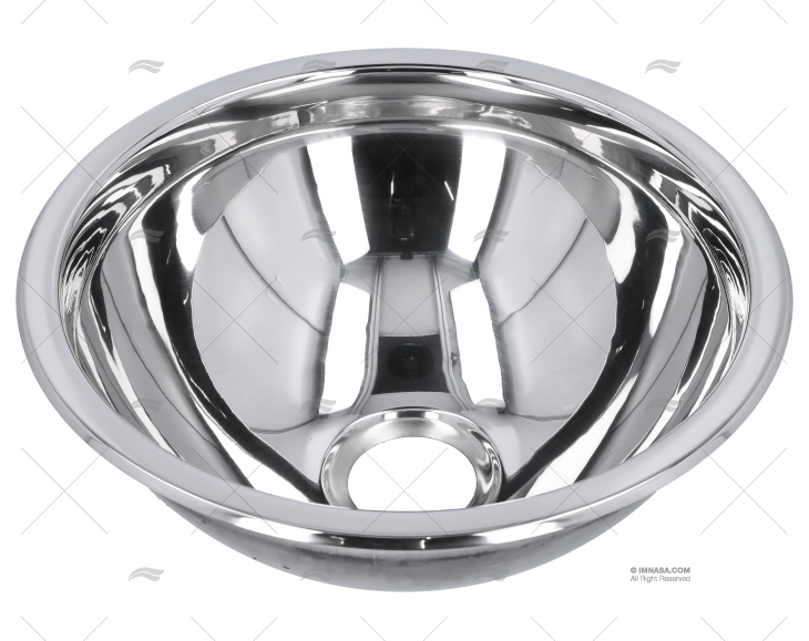 LAVELLO MEZZA VASCA SPHERA INOX AISI 304 292mm