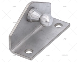 SUPPORTO 'L' 51x20x30 C/PALLA INOX 10mm