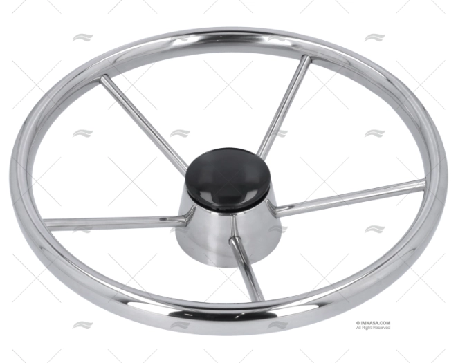 RUOTA DEL TIMONE ACCIAIO INOX AISI 304 343mm