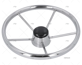 RUOTA DEL TIMONE ACCIAIO INOX AISI 304 343mm