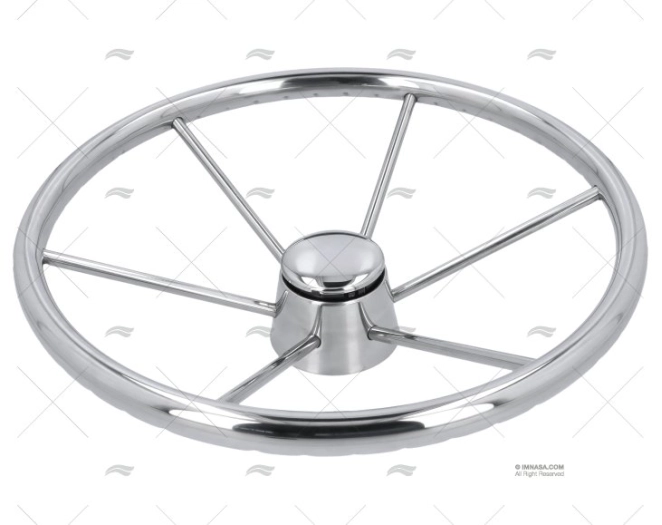 VOLANTE INOX SS 304 C/TAMPA INOX 394mm