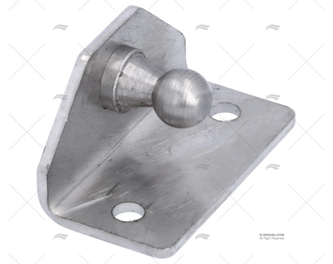SUPORTE 'L' 45x24x24 C/BOLA INOX 10mm