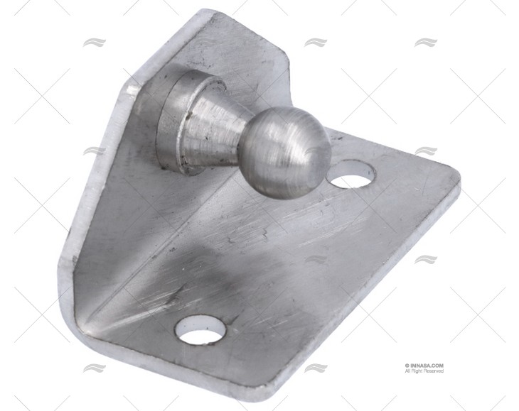 SUPORTE 'L' 45x24x24 C/BOLA INOX 10mm
