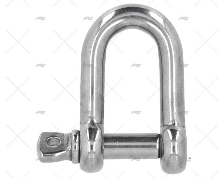 MANILHA RETA INOX 14mm