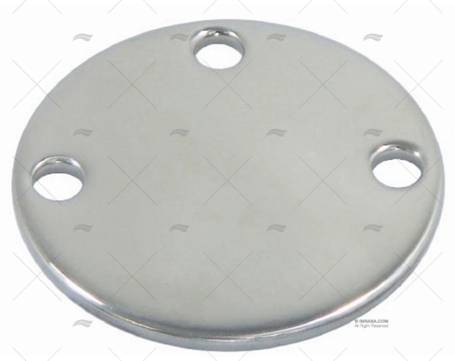 BASE REDONDA INOX AISI 316 60mm