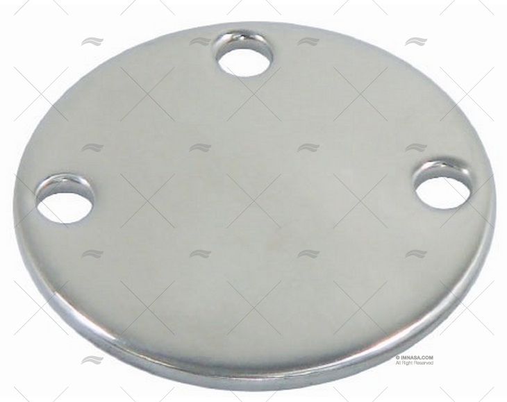 BASE REDONDA INOX AISI 316 60mm