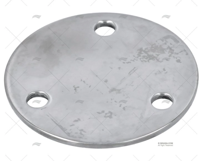 BASE TONDA INOX AISI 316 73mm