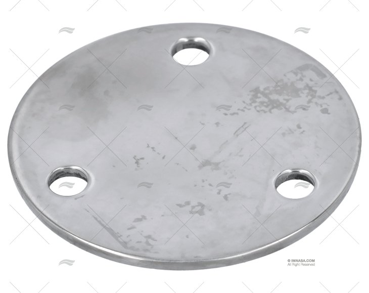 BASE REDONDA AÇO INOX 316 73mm
