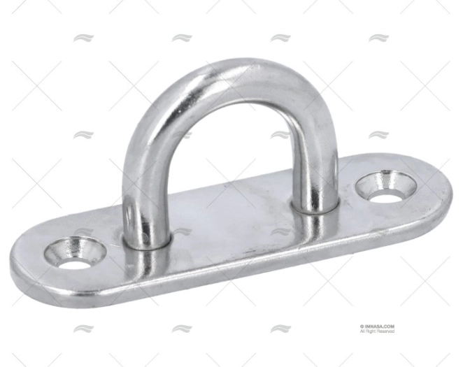 PIASTRINA INOX SS 304 60x20mm