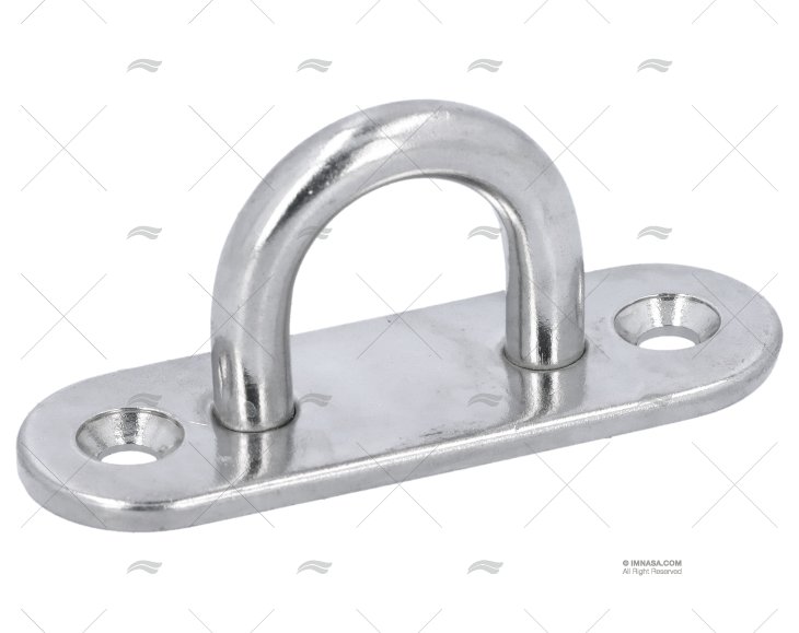 PLATINA INOX AISI 304 60x20mm