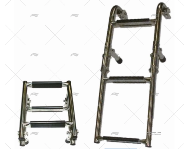 ECHELLE PLIABLE INOX SS 304 1+2M