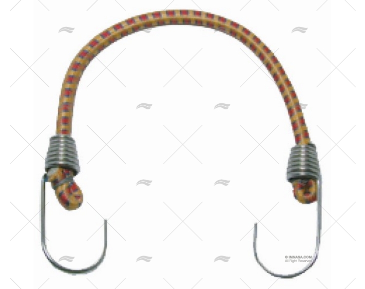 ELASTICO C/GANCIO INOX SS 304 300mm