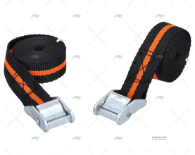 CORREIA 25mm 2,3MT PRETA-R CROCODILO 2U