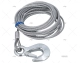 WINCH CABLE W/HOOK 6m