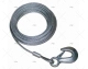 WINCH CABLE W/HOOK 6m