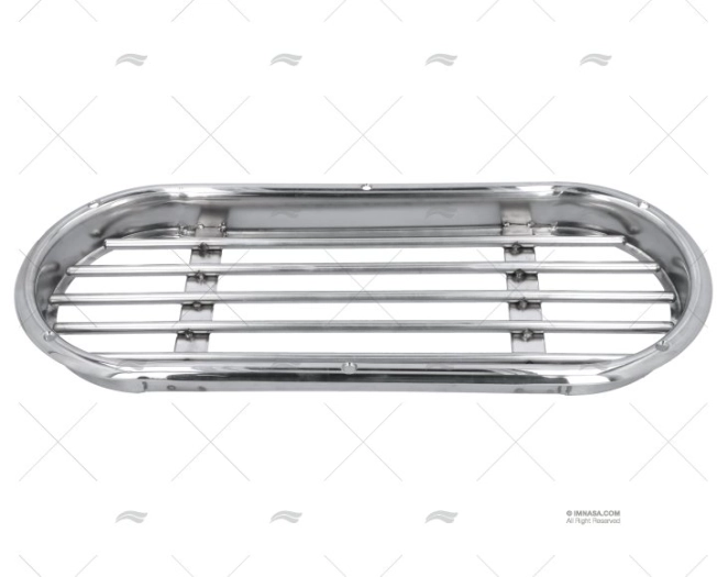 LOUVERED VENT SS 316 426x177mm MARINE TOWN