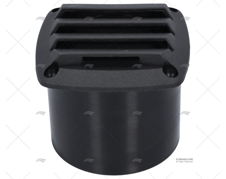 BLACK HOSE VENT 80x80mm MARINE TOWN