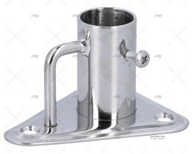 SUPORTE MONTANTE 90º INOX SS 304 54mm