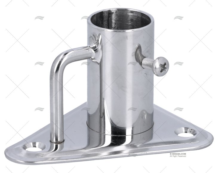 SUPORTE MONTANTE 90º INOX SS 304 54mm
