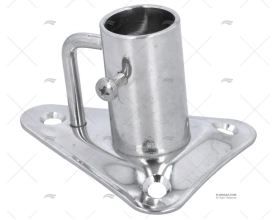 SUPORTE MONTANTE 84º INOX AISI 304 53mm