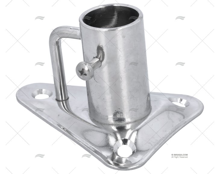 SUPORTE MONTANTE 84º INOX AISI 304 53mm