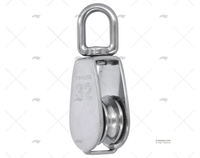 POLIA INOX SS316 12mm MARINE TOWN