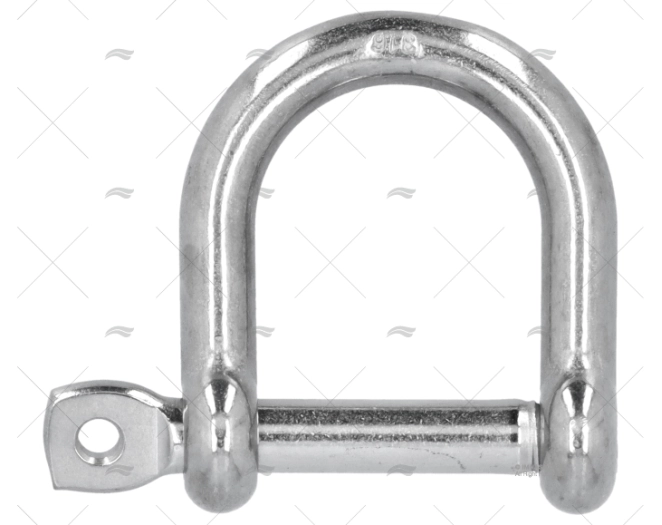 MANILHA LARGA INOX SS 316 8mm