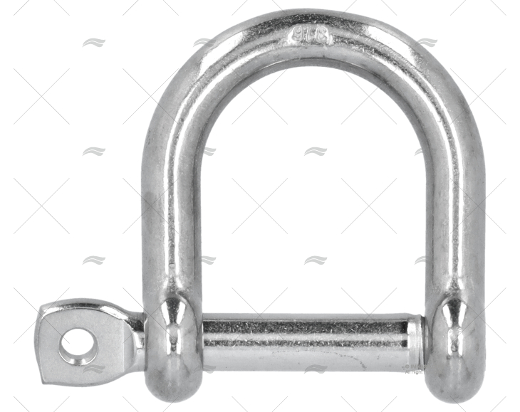 WIDE SCHACKLE SS 316 8mm